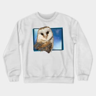 barn owl Crewneck Sweatshirt